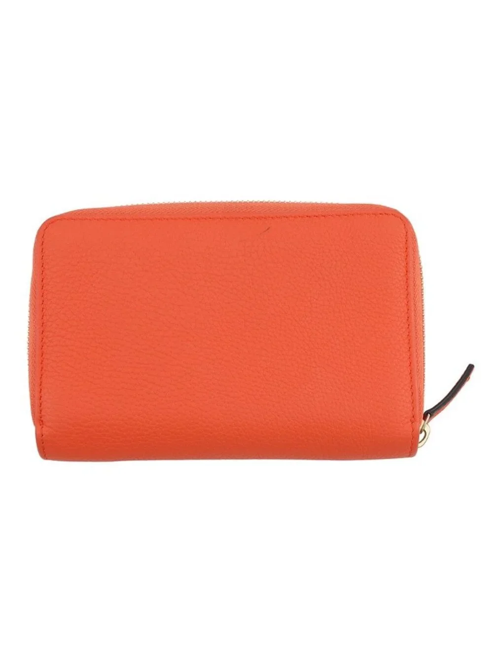 Gucci Bifold Wallet Zip Around Logo Leather